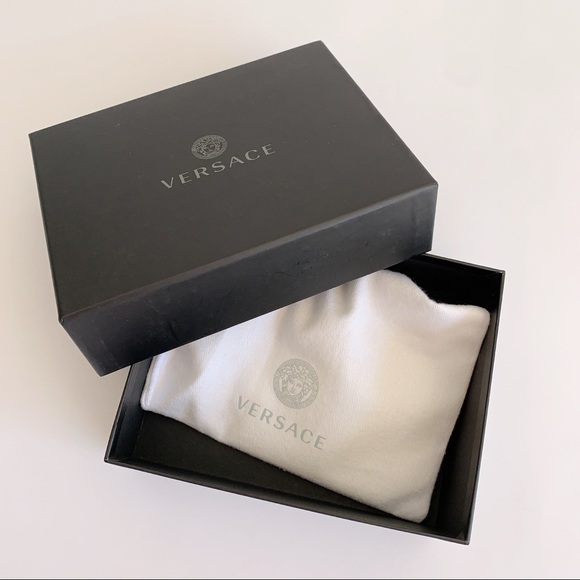 🆂🅾︎🅻🅳⭕️ VERSACE Key Ring Yellow Leather - Picture 8 of 8